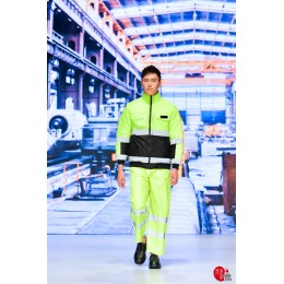 MDD005 Model demonstration reflective raincoat reality show raincoat suit industrial clothing store MDD005 Model demonstration reflective raincoat reality show raincoat suit industrial clothing store